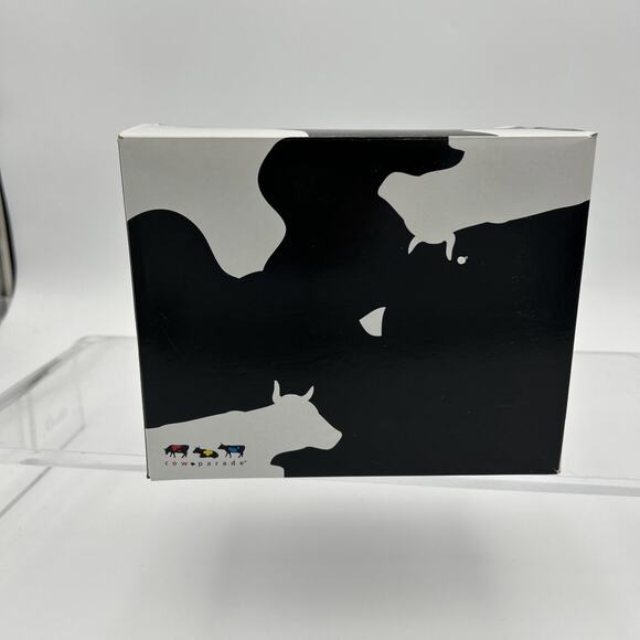 COW PARADE The UDDER 500 Race Car Flames Westland Gift 2006 Tag & Box #7728 👀👇 - Picture 4 of 16